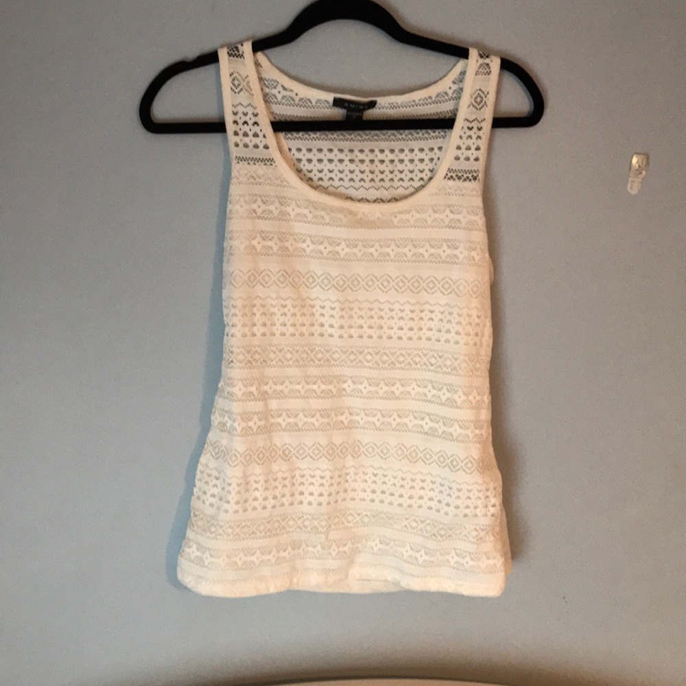 A white tank top